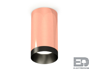 Комплект накладного светильника XS6326004 PPG/PBK золото розовое полированное/черный полированный MR16 GU5.3 (C6326, N6131) - цена и фото