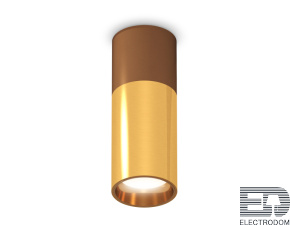 Комплект накладного светильника XS6327060 PYG/SCF золото желтое полированное/кофе песок MR16 GU5.3 (C6304, C6327, A2010, N6113) - цена и фото