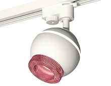 Комплект трекового однофазного светильника с подсветкой XT1101062 SWH/PI белый песок/розовый MR16 GU5.3 LED 3W 4200K (A2520, C1101, N7193) - цена и фото