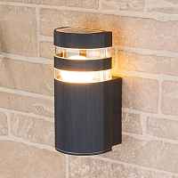 Уличный настенный светильник Elektrostandart 1444 TECHNO черный - цена и фото