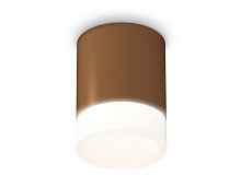 Комплект накладного светильника с акрилом XS6304041 SCF/FR кофе песок/белый матовый MR16 GU5.3 (C6304, N6248) - цена и фото