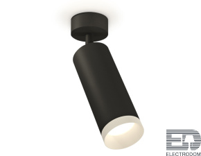 Комплект накладного поворотного светильника XM6343001 SBK/SWH черный песок/белый песок MR16 GU5.3 (A2210, C6343, N6130) - цена и фото