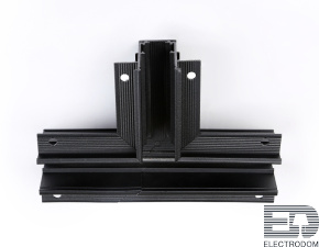 Коннектор т-образный для встраиваемого шинопровода Magnetic GL3356 BK черный - цена и фото