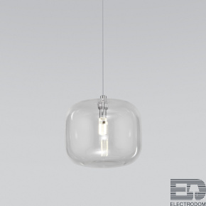 Eurosvet Подвесной светильник со стеклянным плафоном 50129/1 хром - цена и фото