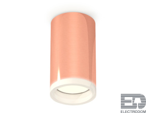 Комплект накладного светильника с акрилом XS6326020 PPG/FR золото розовое полированное/белый матовый MR16 GU5.3 (C6326, N6245) - цена и фото