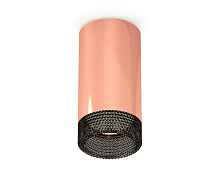 Комплект накладного светильника с композитным хрусталем XS6326011 PPG/BK золото розовое полированное/тонированный MR16 GU5.3 (C6326, N6151) - цена и фото