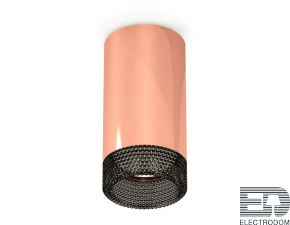 Комплект накладного светильника с композитным хрусталем XS6326011 PPG/BK золото розовое полированное/тонированный MR16 GU5.3 (C6326, N6151) - цена и фото
