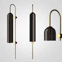 Бра ARTICOL float Wall Sconce Black ImperiumLoft - цена и фото