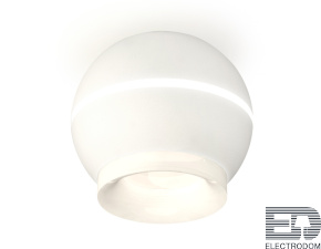 Комплект накладного светильника с дополнительной подсветкой XS1101041 SWH/FR белый песок/белый матовый MR16 GU5.3 LED 3W 4200K (C1101, N7165) - цена и фото