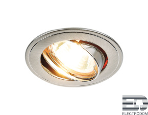 Встраиваемый точечный светильник 104A SN/N сатин никель/никель MR16 - цена и фото