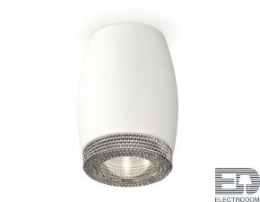 Комплект накладного светильника с композитным хрусталем XS1122010 SWH/CL белый песок/прозрачный MR16 GU5.3 (C1122, N7191) - цена и фото