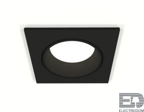 Комплект встраиваемого светильника XC6521002 SBK черный песок MR16 GU5.3 (C6521, N6111) - цена и фото