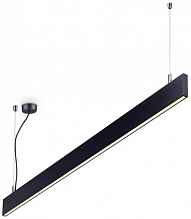 Подвесной светодиодный светильник Ideal Lux Linus SP BK 241975 - цена и фото