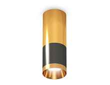 Комплект накладного светильника XS6303050 DCH/PYG черный хром/золото желтое полированное MR16 GU5.3 (C6303, C6327, A2010, N6134) - цена и фото