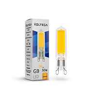 Лампа светодиодная Voltega G9 5W 3000К прозрачная VG9-K2G9warm5W 7181 - цена и фото