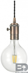 Подвесной светильник Ideal Lux Doc SP1 Rame Antico 163123 - цена и фото