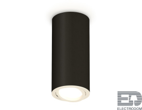 Комплект накладного поворотного светильника XS7443001 SBK/SWH черный песок/белый песок MR16 GU5.3 (C7443, N7001) - цена и фото
