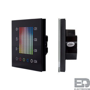 Панель Sens SR-2831AC-RF-IN Black (220V,RGB,4зоны) Arlight 020585 - цена и фото
