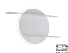 Настенный светодиодный светильник с полками FW102 WH/S белый/песок LED 4200K 28W 420*250*120 - цена и фото