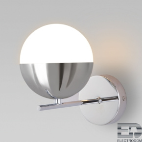 Eurosvet Настенный светильник со стеклянным плафоном 70129/1 хром - цена и фото