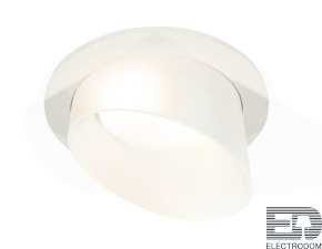 Комплект встраиваемого светильника с акрилом XC7621046 SWH/FR белый песок/белый матовый MR16 GU5.3 (C7621, N7175) - цена и фото