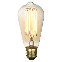 Лампа светодиодная Е27 6W 2200K янтарная GF-L-764 - цена и фото