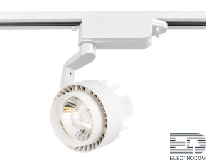 Трековый однофазный светодиодный светильник GL6103 WH белый LED 10W 4200K 24° - цена и фото
