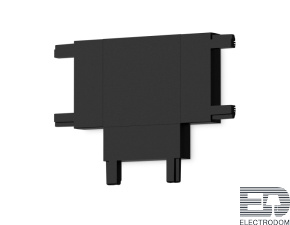 GV1122 BK черный T-образный коннектор для накладного шинопровода 46*36*6 - цена и фото