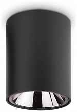 Потолочный светодиодный светильник Ideal Lux Nitro 15W Round Nero 205984 - цена и фото