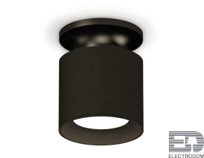 Комплект накладного светильника XS7402063 SBK/PBK черный песок/черный полированный MR16 GU5.3 (N7926, C7402, N7021) - цена и фото