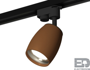 Комплект трекового однофазного светильника XT1124032 SCF/PSL кофе песок/серебро полированное MR16 GU5.3 (A2521, C1124, N7012) - цена и фото
