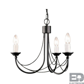 Подвесная люстра Elstead Lighting CARISBROOKE CB3-BLACK - цена и фото