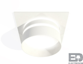 Комплект встраиваемого светильника с акрилом XC7631042 SWH/FR белый песок/белый матовый MR16 GU5.3 (C7631, N7141) - цена и фото