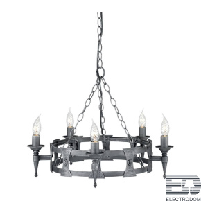 Подвесная люстра Elstead Lighting SAXON SAX5-BLK-SIL - цена и фото