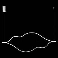Светильник подвесной ST-Luce Никель/Белый LED 1*45W 4000K SL6106.103.45 - цена и фото