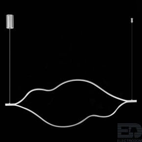 Светильник подвесной ST-Luce Никель/Белый LED 1*45W 4000K SL6106.103.45 - цена и фото
