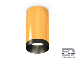 Комплект накладного светильника XS6327004 PYG/PBK золото желтое полированное/черный полированный MR16 GU5.3 (C6327, N6131) - цена и фото