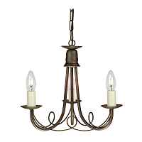 Подвесная люстра Elstead Lighting MINSTER MN3-BLK-GOLD - цена и фото