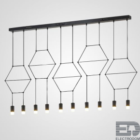 Подвесной светильник Via Wireflow Lineal Pendant Light 0331 ImperiumLoft - цена и фото