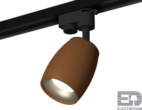 Комплект трекового однофазного светильника XT1124033 SCF/MCH кофе песок/хром матовый MR16 GU5.3 (A2521, C1124, N7013) - цена и фото