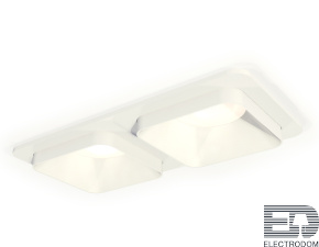 Комплект встраиваемого светильника XC7905001 SWH белый песок MR16 GU5.3 (C7905, N7701) - цена и фото