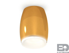 Комплект накладного светильника с композитным хрусталем XS1125020 PYG/FR золото желтое полированное/белый матовый MR16 GU5.3 (C1125, N7165) - цена и фото