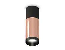 Комплект накладного светильника XS6326040 PPG/SBK/PBK золото розовое полированное/черный песок/черный полированный MR16 GU5.3 - цена и фото