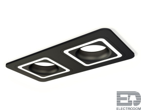 Комплект встраиваемого светильника XC7906011 SBK черный песок MR16 GU5.3 (C7906, N7716) - цена и фото