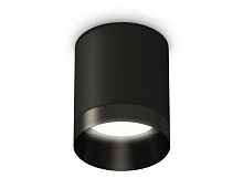 Комплект накладного светильника XS6302021 SBK/PBK черный песок/черный полированный MR16 GU5.3 (C6302, N6131) - цена и фото