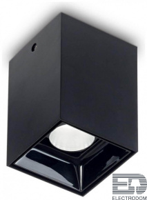 Потолочный светодиодный светильник Ideal Lux Nitro 10W Square Nero 206042 - цена и фото