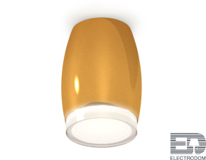 Комплект накладного светильника с акрилом XS1125021 PYG/FR/CL золото желтое полированное/белый матовый/прозрачный MR16 GU5.3 (C1125, N7160) - цена и фото