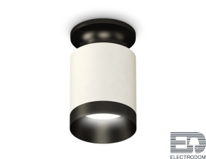 Комплект накладного светильника XS6301121 SWH/PBK белый песок/черный полированный MR16 GU5.3 (N6902, C6301, N6131) - цена и фото