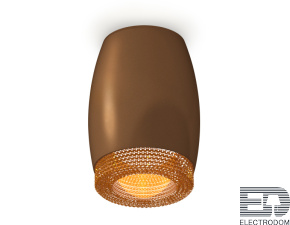 Комплект накладного светильника с композитным хрусталем XS1124011 SCF/CF кофе песок/кофе MR16 GU5.3 (C1124, N7195) - цена и фото