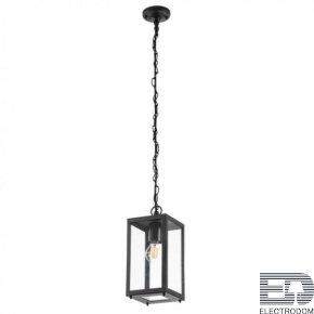 Уличный подвесной светильник Arte Lamp A4569SO-1BK BELFAST IP44 под лампу 1xE27 60W - цена и фото